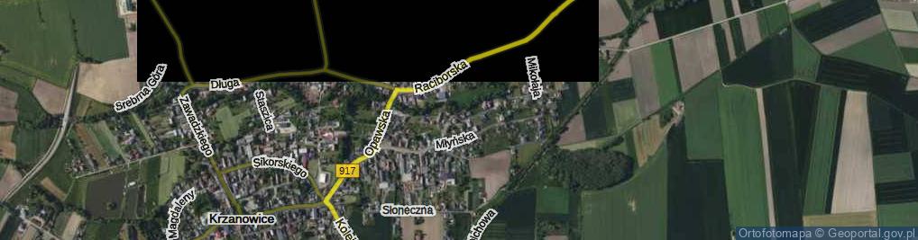 Zdjęcie satelitarne Rzeczna ul.