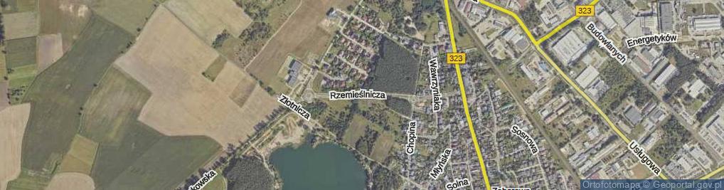 Zdjęcie satelitarne Rzemieślnicza ul.