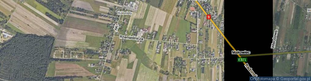 Zdjęcie satelitarne Rzemieślnicza ul.