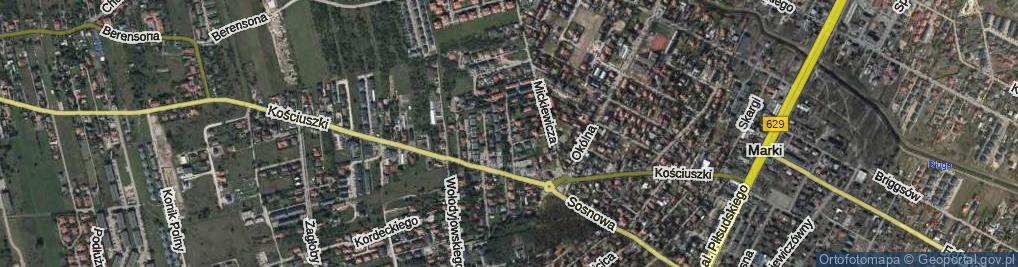 Zdjęcie satelitarne Rzemieślnicza ul.