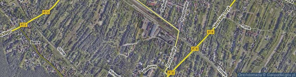 Zdjęcie satelitarne Rzeszowska Boczna II ul.