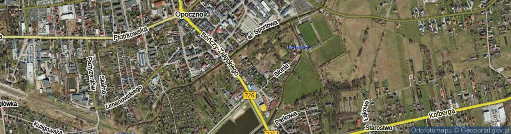 Zdjęcie satelitarne Rzeczna ul.