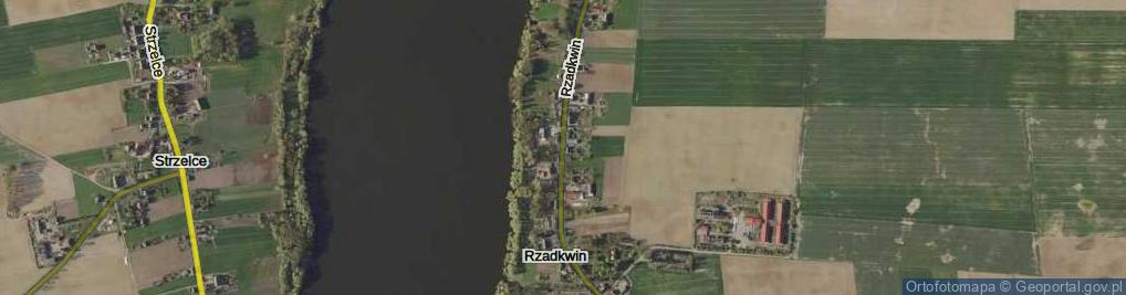 Zdjęcie satelitarne Rzadkwin ul.