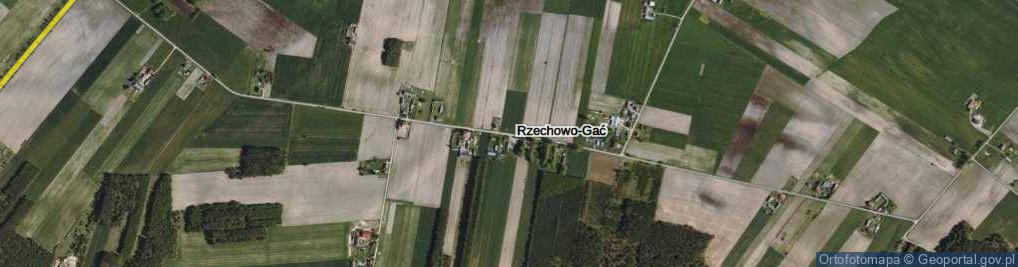 Zdjęcie satelitarne Rzechowo-Gać ul.