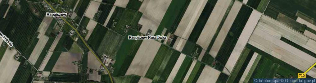 Zdjęcie satelitarne Rzepiszew-Resztówka ul.