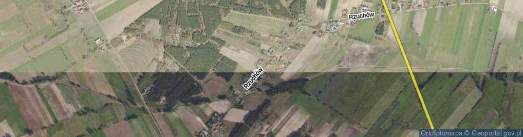 Zdjęcie satelitarne Rzuchów ul.