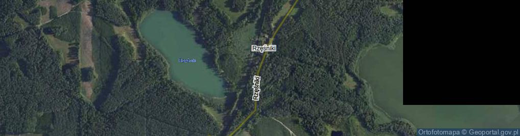 Zdjęcie satelitarne Rzęśniki ul.