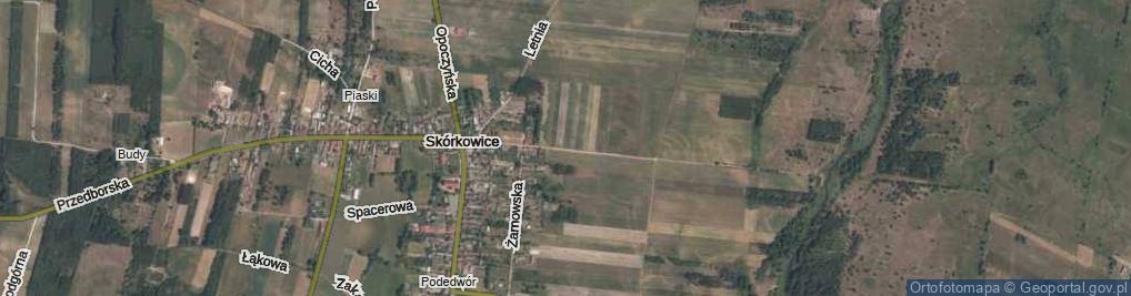 Zdjęcie satelitarne Rzeczna ul.