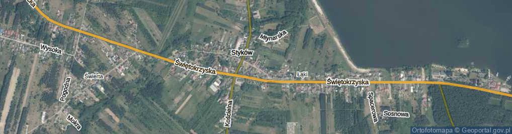 Zdjęcie satelitarne Rzemieślnicza ul.