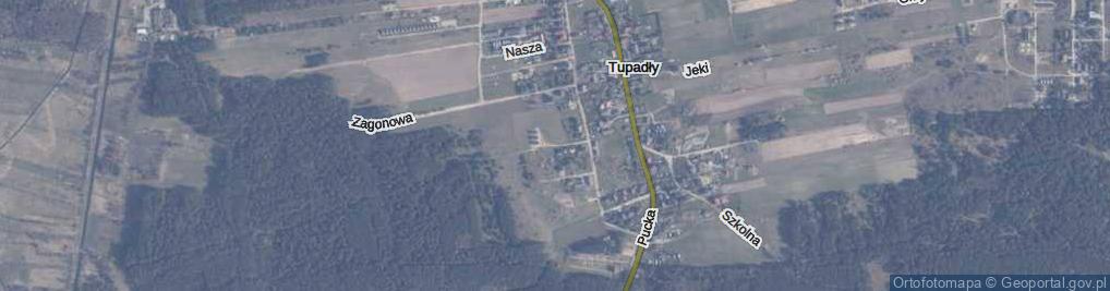 Zdjęcie satelitarne Rzepakowa ul.