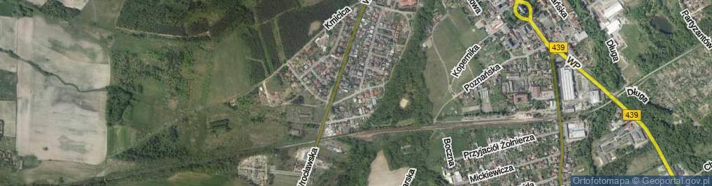 Zdjęcie satelitarne Rzemieślnicza ul.