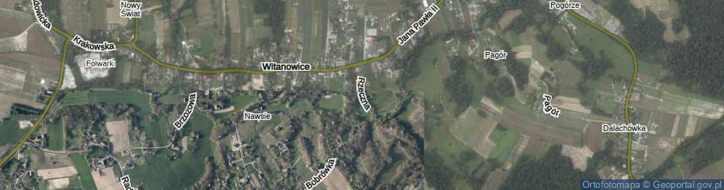 Zdjęcie satelitarne Rzeczna ul.