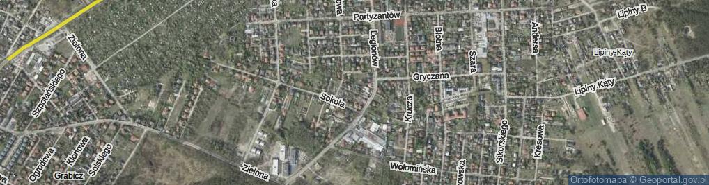 Zdjęcie satelitarne Rzeczna ul.