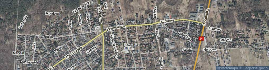 Zdjęcie satelitarne Rżewskiego Aleksego ul.