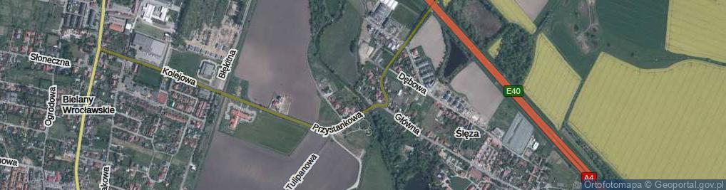 Zdjęcie satelitarne Rzeczna ul.