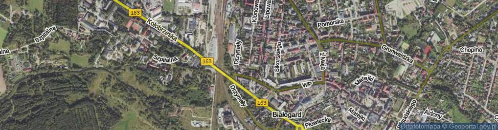 Zdjęcie satelitarne Sądowa ul.