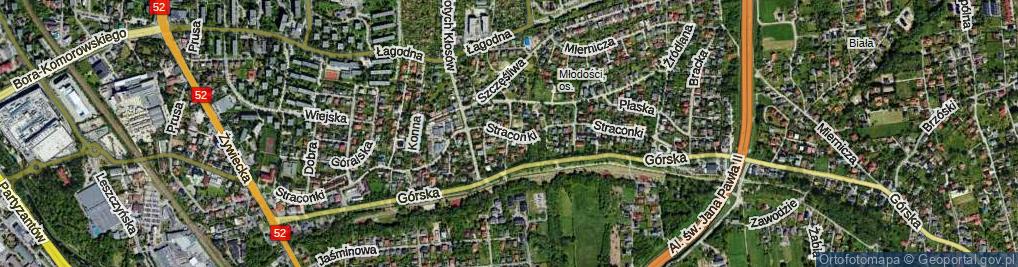 Zdjęcie satelitarne Sąsiedzka ul.