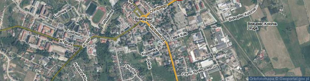 Zdjęcie satelitarne Sądowa ul.