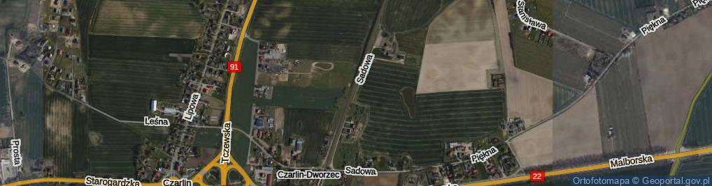 Zdjęcie satelitarne Sadowa ul.
