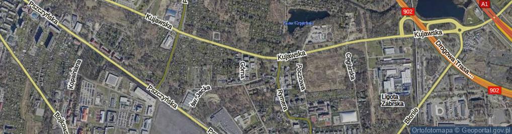 Zdjęcie satelitarne Samotna ul.