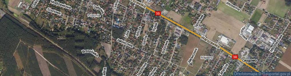 Zdjęcie satelitarne Sarnia ul.