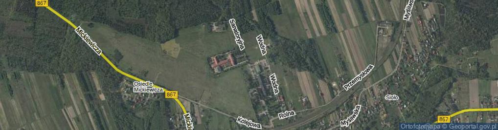Zdjęcie satelitarne Sanatoryjna ul.