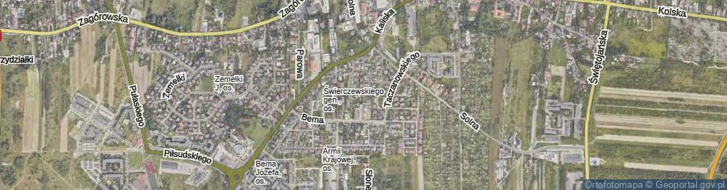 Zdjęcie satelitarne Sadowa ul.