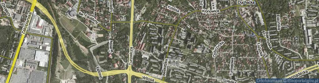 Zdjęcie satelitarne Sas-Zubrzyckiego Jana ul.