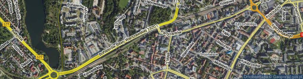 Zdjęcie satelitarne Sarnowskiego Franciszka ul.