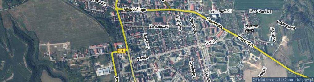 Zdjęcie satelitarne Sadowa ul.