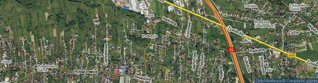 Zdjęcie satelitarne Sadowa ul.