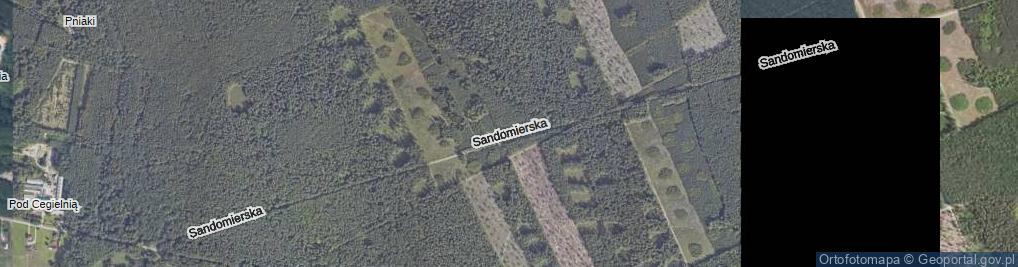 Zdjęcie satelitarne Sandomierska ul.