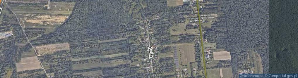 Zdjęcie satelitarne Sadek ul.