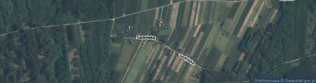 Zdjęcie satelitarne Sadkówka ul.