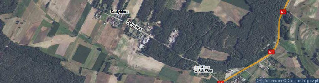 Zdjęcie satelitarne Sadykierz ul.
