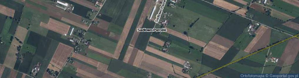 Zdjęcie satelitarne Sadłowo-Parcele ul.