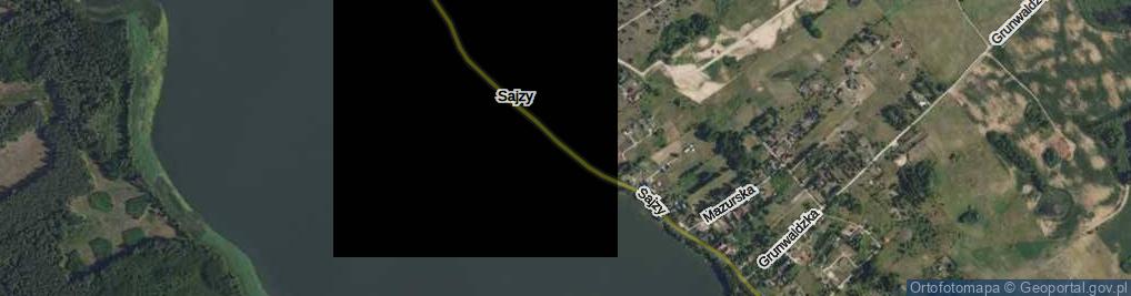 Zdjęcie satelitarne Sajzy ul.