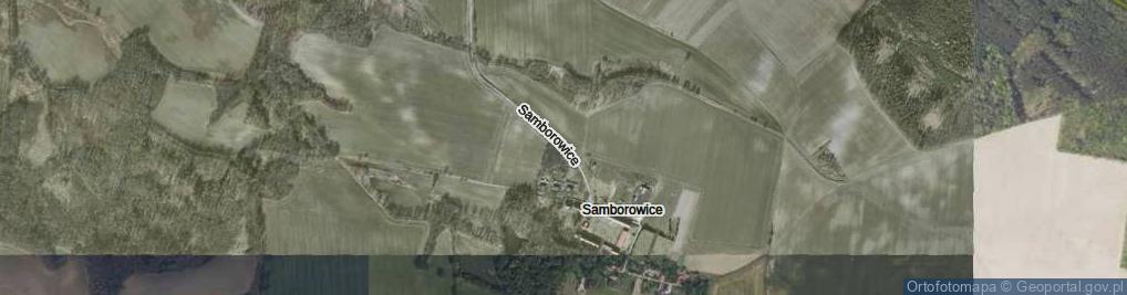 Zdjęcie satelitarne Samborowice ul.