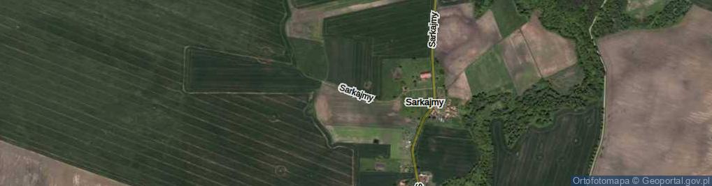 Zdjęcie satelitarne Sarkajmy ul.