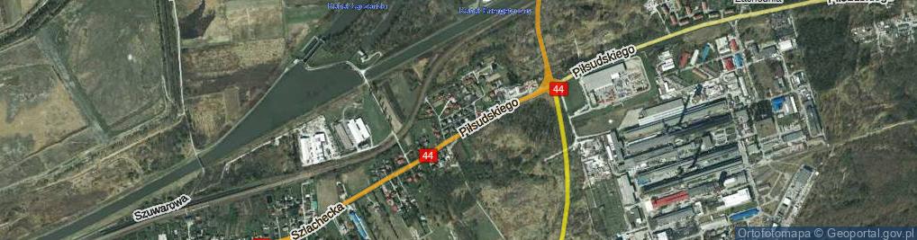 Zdjęcie satelitarne Sąsiedzka ul.