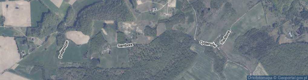 Zdjęcie satelitarne Sambora ul.