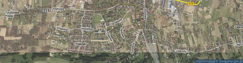 Zdjęcie satelitarne Sadowa ul.