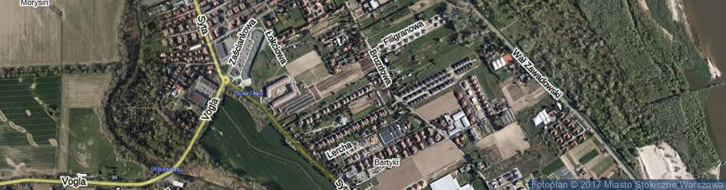 Zdjęcie satelitarne Satynowa ul.