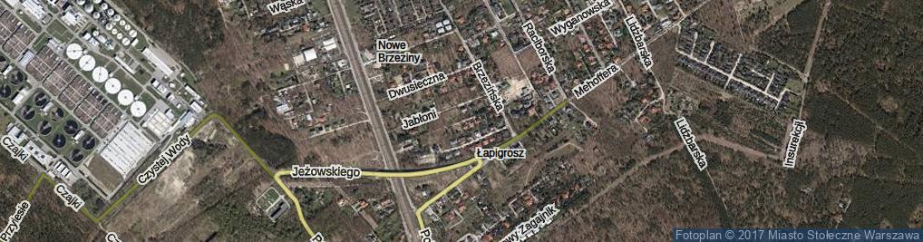 Zdjęcie satelitarne Samosiejki ul.