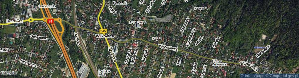 Zdjęcie satelitarne Sadowa ul.