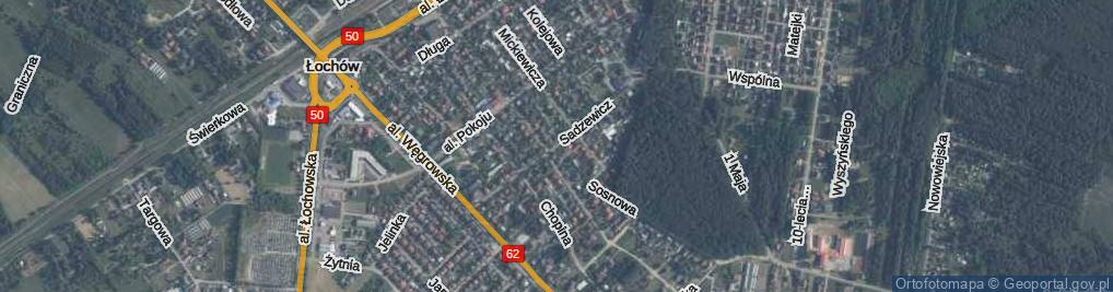 Zdjęcie satelitarne Sadzewicz Marii ul.