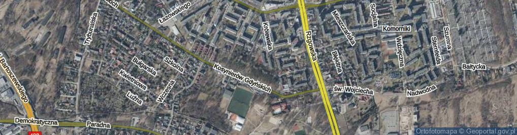 Zdjęcie satelitarne Sarmacka ul.