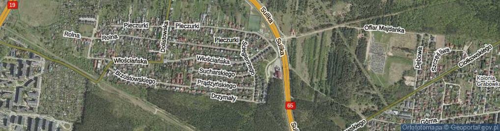 Zdjęcie satelitarne Ściegiennego Piotra, ks. ul.