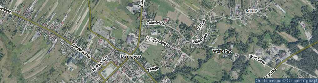 Zdjęcie satelitarne Ściegiennego Piotra, ks. ul.