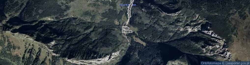 Zdjęcie satelitarne Schronisko Ornak ul.